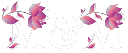 M&M logo, white, svg